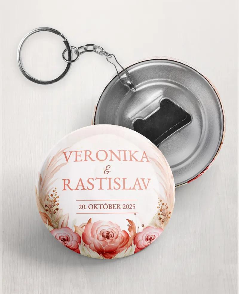 Svadobné otvárače - motív Sušené kvety 02