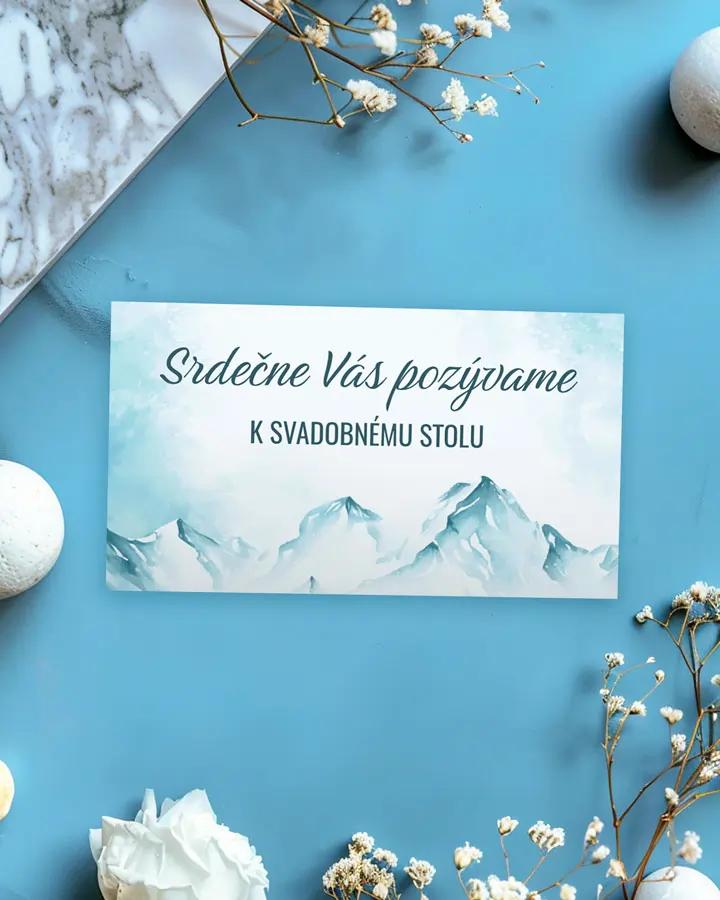Svadobná pozvánka - Zimná krajina 02